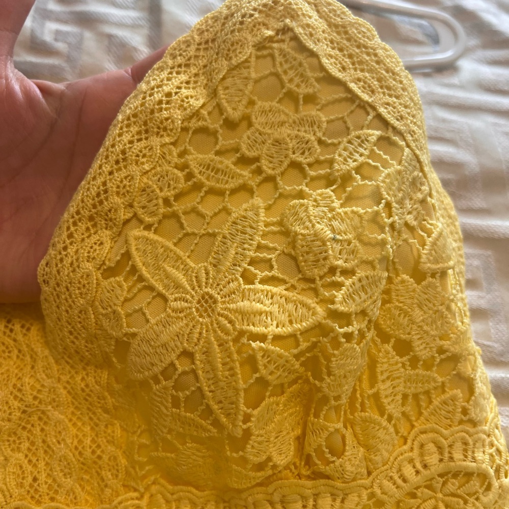 Yellow summer cute dress - Picture 5 of 6